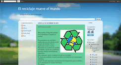 Desktop Screenshot of elreciclajemueveelmundo.blogspot.com