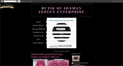 Desktop Screenshot of butiksu.blogspot.com