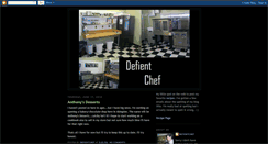 Desktop Screenshot of defientchef.blogspot.com