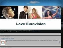 Tablet Screenshot of loveeurovision.blogspot.com