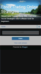 Mobile Screenshot of forextradingonline-x.blogspot.com