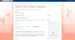 Desktop Screenshot of kidsoutdoorgames.blogspot.com