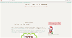 Desktop Screenshot of frugalcricutscrapper.blogspot.com