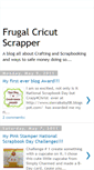 Mobile Screenshot of frugalcricutscrapper.blogspot.com