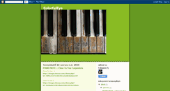 Desktop Screenshot of colorful-eye.blogspot.com