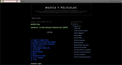 Desktop Screenshot of peliculasmusicafree.blogspot.com