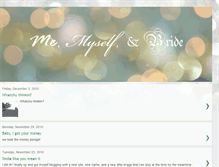 Tablet Screenshot of memyselfandbride.blogspot.com