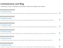 Tablet Screenshot of limitsizenerjiblog.blogspot.com