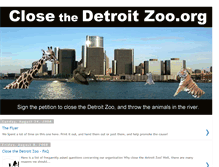 Tablet Screenshot of closethedetroitzoo.blogspot.com