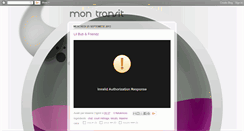 Desktop Screenshot of montransit.blogspot.com