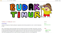 Desktop Screenshot of budaktimur.blogspot.com