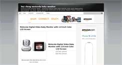 Desktop Screenshot of best-motorolababymonitor.blogspot.com