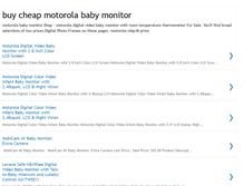 Tablet Screenshot of best-motorolababymonitor.blogspot.com