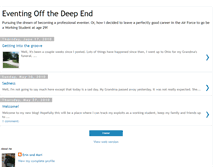 Tablet Screenshot of eventingoffthedeepend.blogspot.com