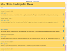Tablet Screenshot of mrsfloreskindergartenclass.blogspot.com