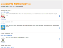 Tablet Screenshot of nomikmalaysia.blogspot.com