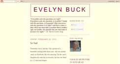 Desktop Screenshot of evelynbuck.blogspot.com