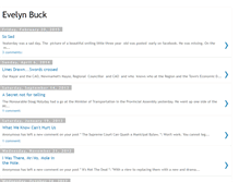 Tablet Screenshot of evelynbuck.blogspot.com