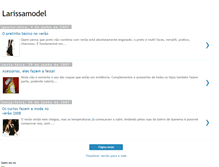 Tablet Screenshot of larissamodel.blogspot.com