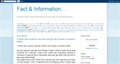 Desktop Screenshot of fact-and-information.blogspot.com