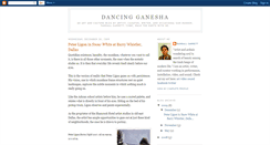 Desktop Screenshot of dancingganesha.blogspot.com
