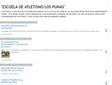 Tablet Screenshot of escueladeatletismolospumas.blogspot.com