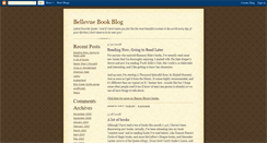 Desktop Screenshot of bellevuebookworm.blogspot.com