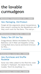 Mobile Screenshot of lovablecurmudgeon.blogspot.com