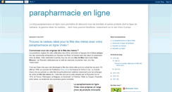 Desktop Screenshot of parapharmacie-en-ligne.blogspot.com