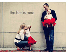 Tablet Screenshot of beckstromfam.blogspot.com