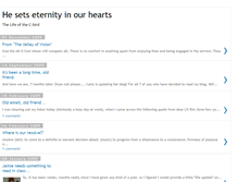 Tablet Screenshot of eternityinourheart.blogspot.com