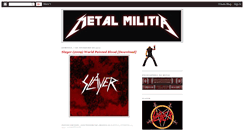 Desktop Screenshot of metal-militia666.blogspot.com