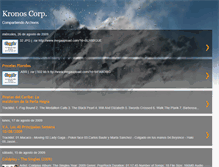 Tablet Screenshot of kronos-corp.blogspot.com