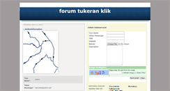 Desktop Screenshot of forum-tukeran-klik.blogspot.com