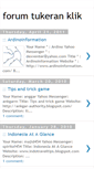 Mobile Screenshot of forum-tukeran-klik.blogspot.com