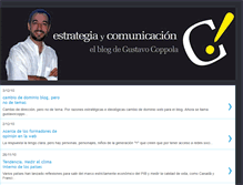 Tablet Screenshot of estrategia-comunicacion.blogspot.com