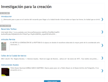Tablet Screenshot of investigacionycreacion.blogspot.com