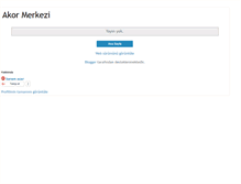 Tablet Screenshot of akormerkezi.blogspot.com
