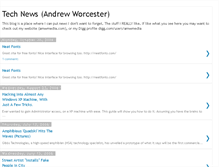 Tablet Screenshot of amwtech.blogspot.com