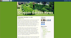 Desktop Screenshot of graytongarden.blogspot.com