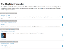 Tablet Screenshot of hagfishchronicles.blogspot.com