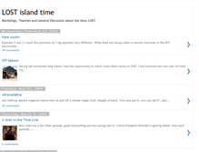 Tablet Screenshot of lostislandtime.blogspot.com