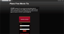 Desktop Screenshot of planofreemovietix.blogspot.com