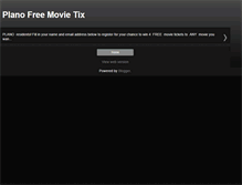 Tablet Screenshot of planofreemovietix.blogspot.com