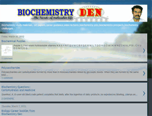 Tablet Screenshot of biochemistryden.blogspot.com