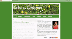 Desktop Screenshot of barbaras-spielwiese.blogspot.com