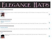 Tablet Screenshot of elegance-hats.blogspot.com