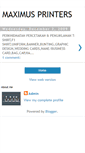 Mobile Screenshot of maximusprinters.blogspot.com