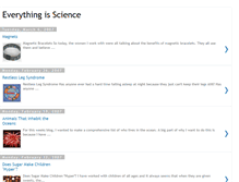 Tablet Screenshot of everythingisscience.blogspot.com