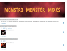 Tablet Screenshot of monstromix.blogspot.com